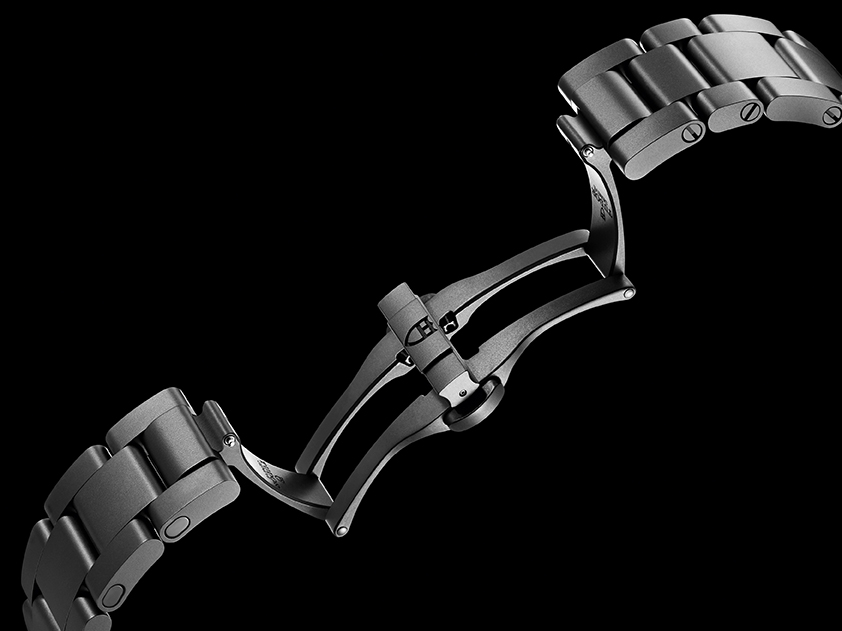 Black ceramic watch
