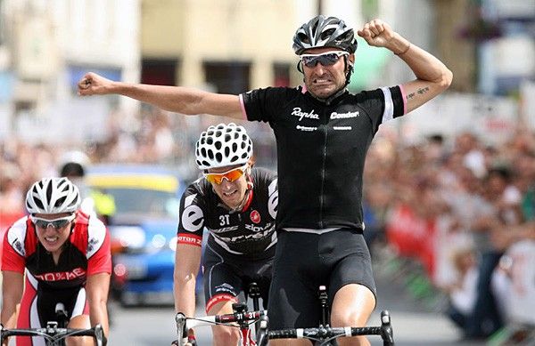 Kristian House is suitably delighted to take the jersey.