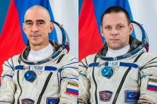 Roscosmos cosmonauts Anatoli Ivanishin (at left) and Ivan Vagner have replaced Nikolai Tikhonov and Andrei Babkin on Russia's Soyuz MS-16 crew to the International Space Station.