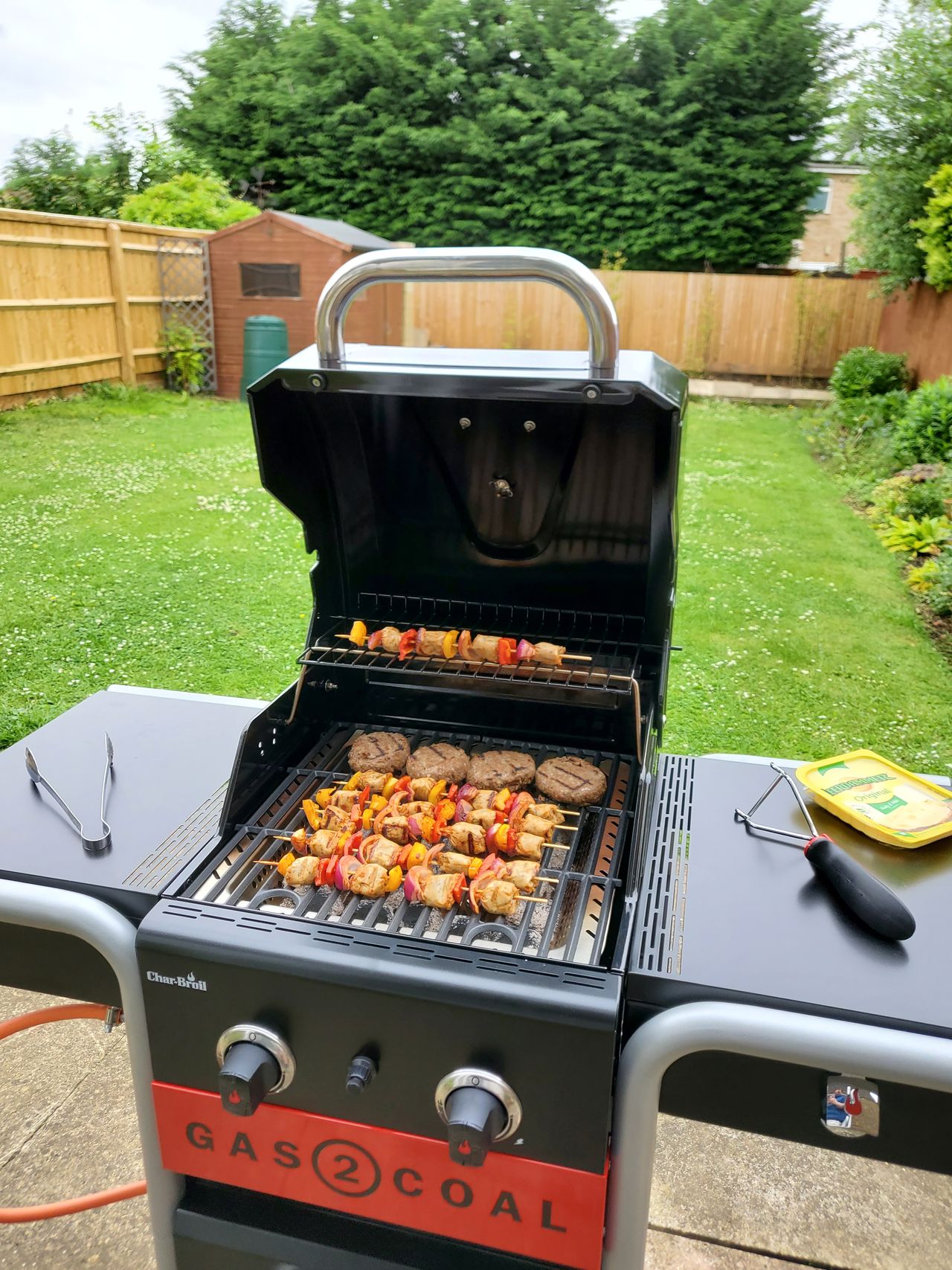 CharBroil Gas2Coal 210 Hybrid BBQ review the future of barbeque T3