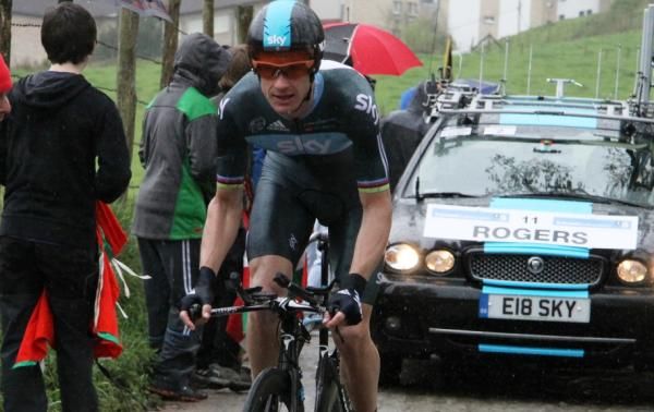 Three-time time trial world champion Michael Rogers (Sky)