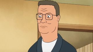 Hank Hill looking angry