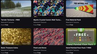 An image of free textures and materials in the Fab Store