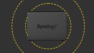 The Synology DiskStation on the ITPro background