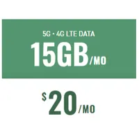 Mint Mobile: 15GB data | Unl. talk &amp; text | $20/month ($240/year)12-months:6-months:3-months: