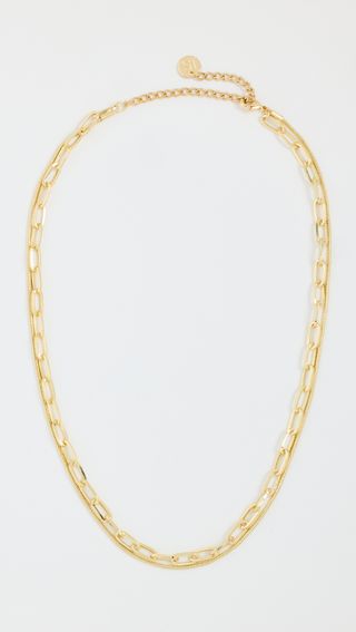 Paperclip Chain Layered Necklace