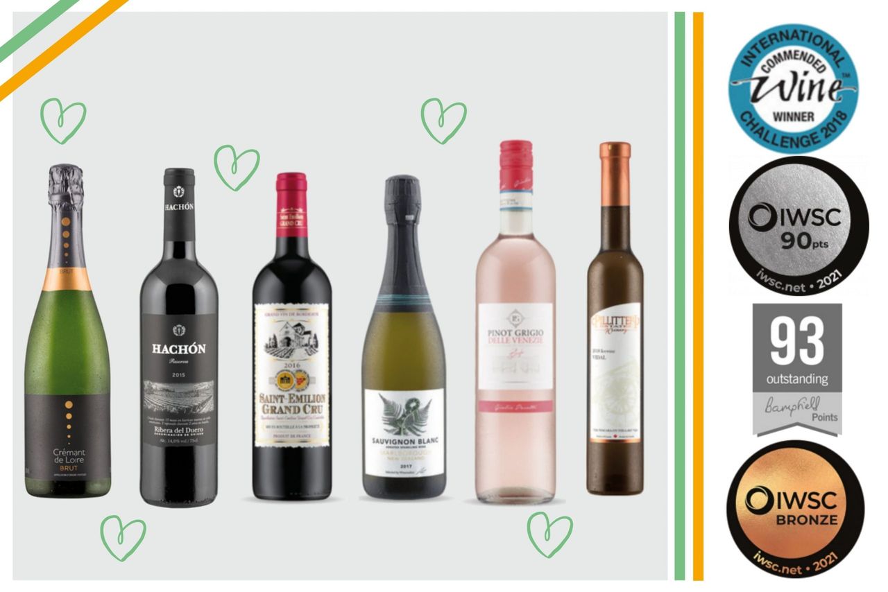 A selection of the best Lidl wine available to buy in store