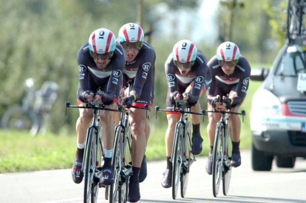 RadioShack - Nissan finished 18 seconds down on Omega Pharma-QuickStep