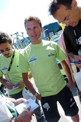 Danilo Di Luca (Liquigas) couldn't start due to a prostate infection