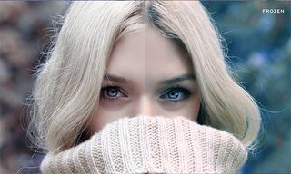 Free photoshop actions: Winter Blues
