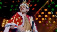 A screengrab of Freddie Mercury from the 4K trailer for Queen: Budapest