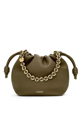 Loewe Mini Flamenco Purse Bag in Mellow Nappa Lambskin