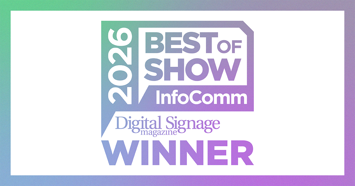 Digital Signage Best of Show
