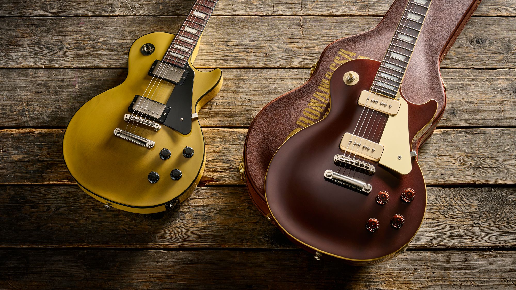 Epiphone Joe Bonamassa 1955 Les Paul Standard and Gibson Les Paul