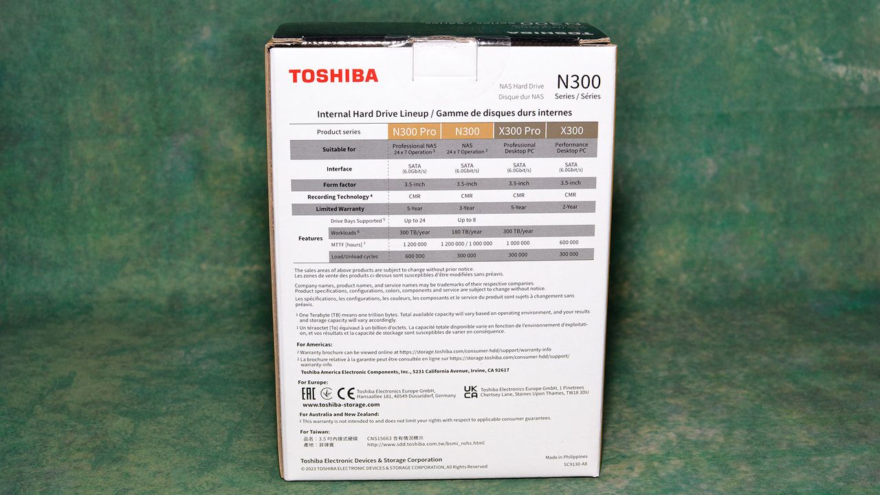Toshiba N300 Pro 12TB/20TB HDD