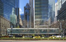 Lever house by SOM ground level view