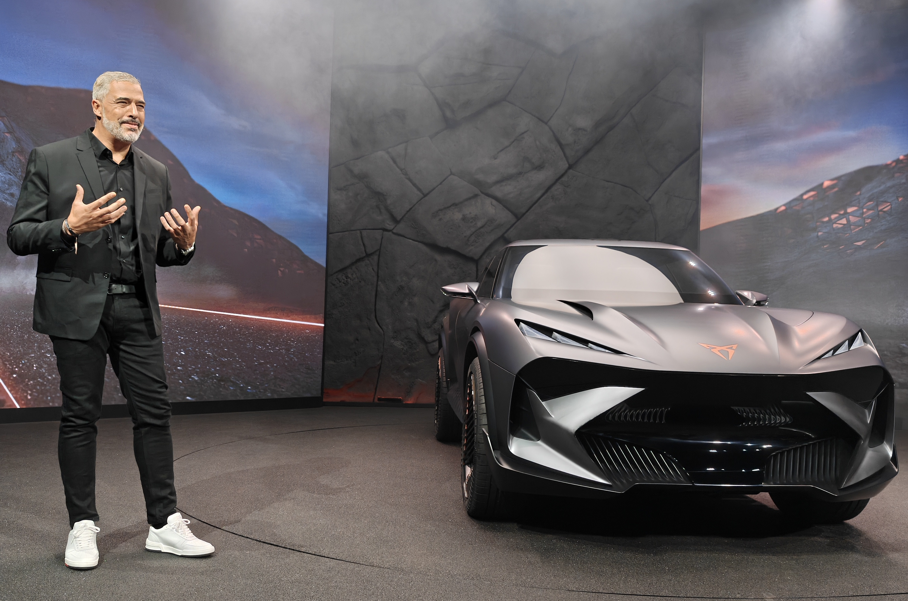 Cupra&amp;rsquo;s Head of Design, Jorge D&amp;iacute;ez, and the Tindaya Concept