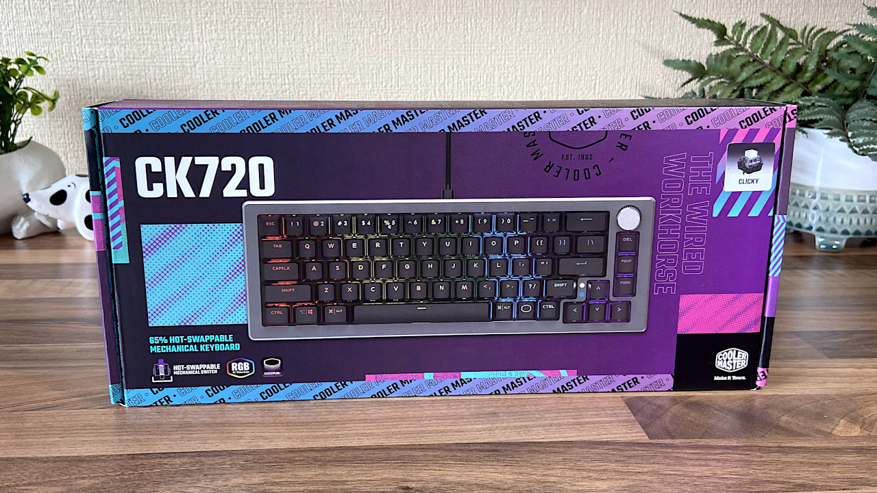 Cooler Master CK720 mechanical keyboard review: Hot-swappable switches ...