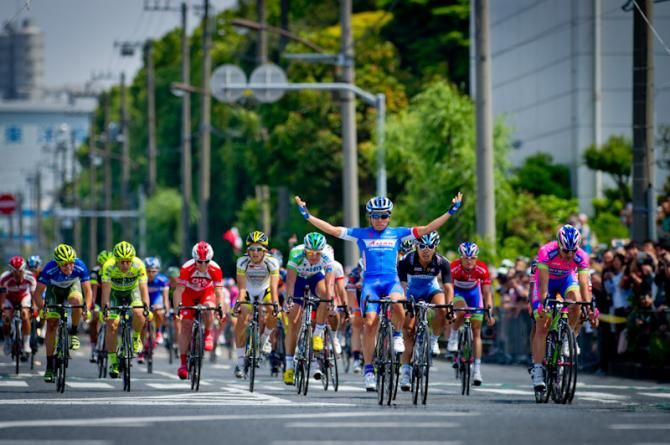 Taiji Nishitani (Aisan Racing) won at stage6, Tour of Japan 2013