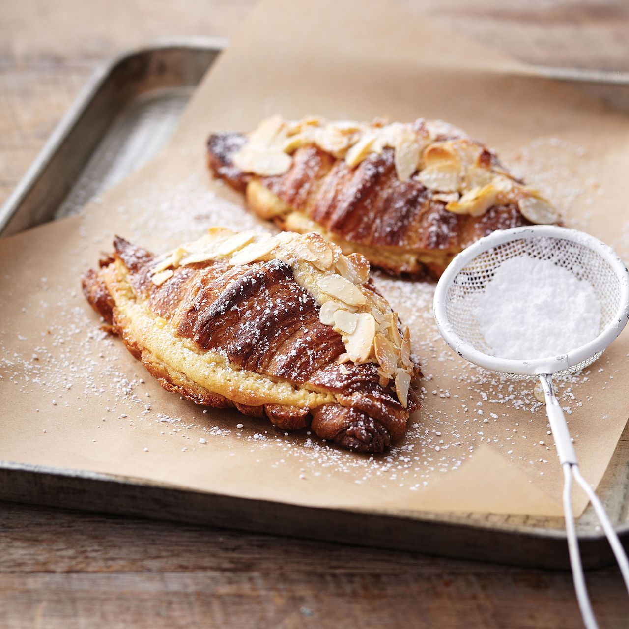 almond croissant photo