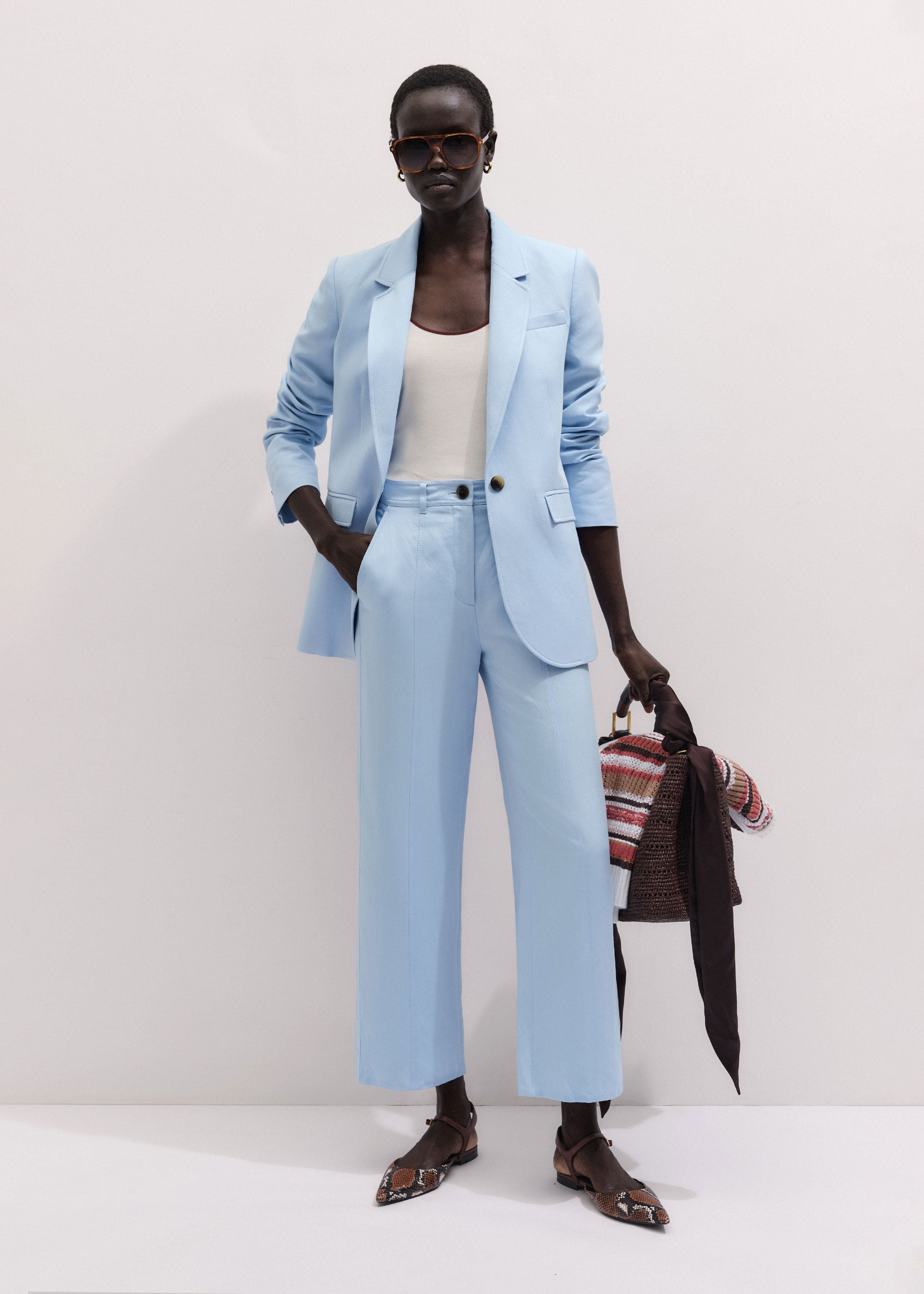 Straight Crop Trouser