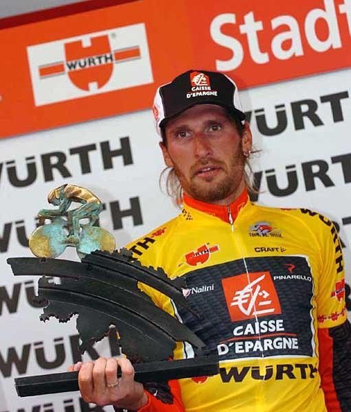 The trophy for the winner of the Tour de Suisse