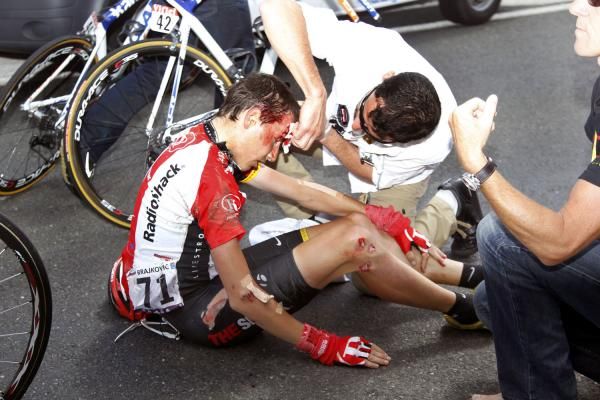 Janez Brajkovic was diagnosed with concussion