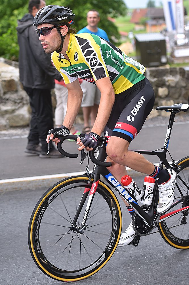 Race leader Tom Dumoulin (Giant-Alpecin)