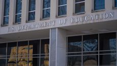 The outside of the US Department of Education building in 2021