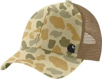 Carhartt Canvas Mesh-Back Camo Cap