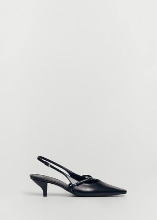 black heels from Mango