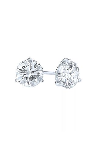 Kwiat Stud Platinum & Diamond Solitaire Round Stud Earrings/0.30 TCW