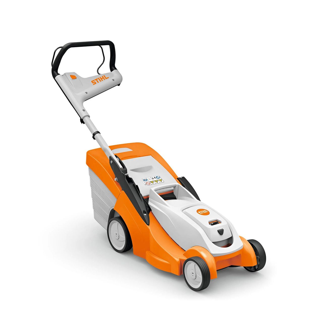 Stihl RMA 239 cordless lawn mower in action