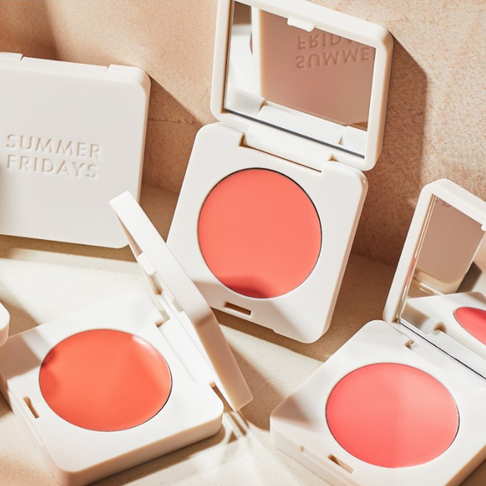 4 trays of Space NK Summer Fridays blush butter balm