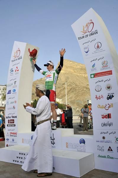 In addition to holding the leader's jersey Andr&eacute; Greipel tops the points classificaiton.