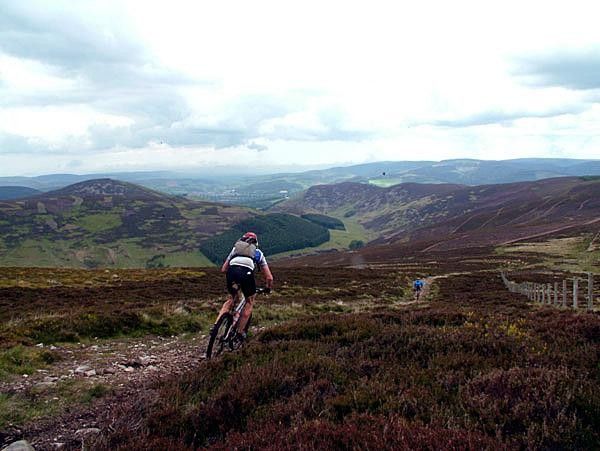 One of many scenic descents