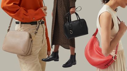 flat lay image of radley handbags