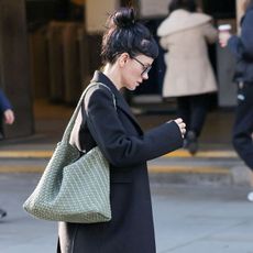 Lily Allen boots and bag