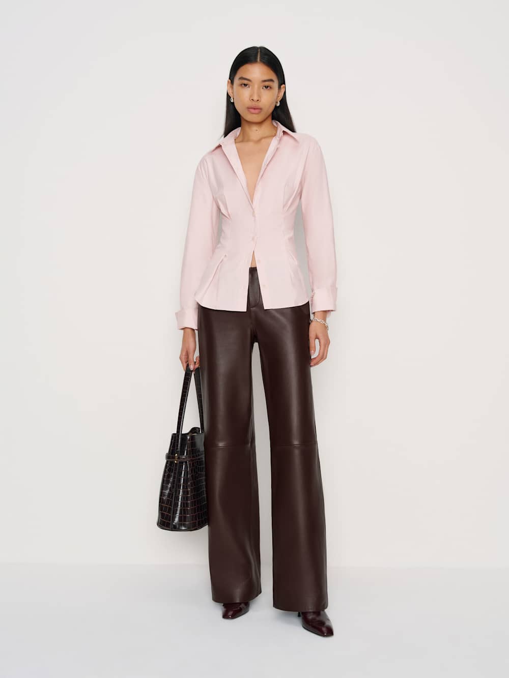 Veda Vida Low Rise Leather Pant
