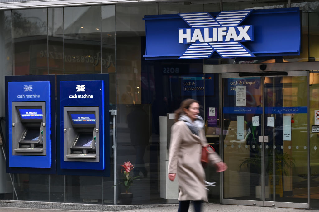 A general exterior view of a Halifax Bank branch