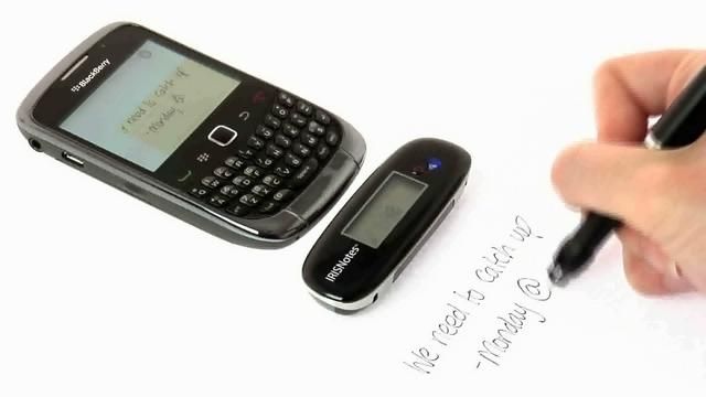 IRISNotes 1 for Smartphones image: The Bluetooth technology allows you to write directly into your phone.