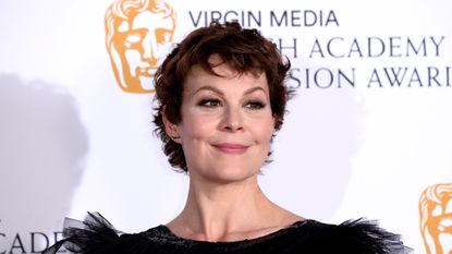 Helen McCrory poses in the Press Room at the Virgin TV BAFTA Television Award at The Royal Festival Hall on May 12, 2019 in London, England