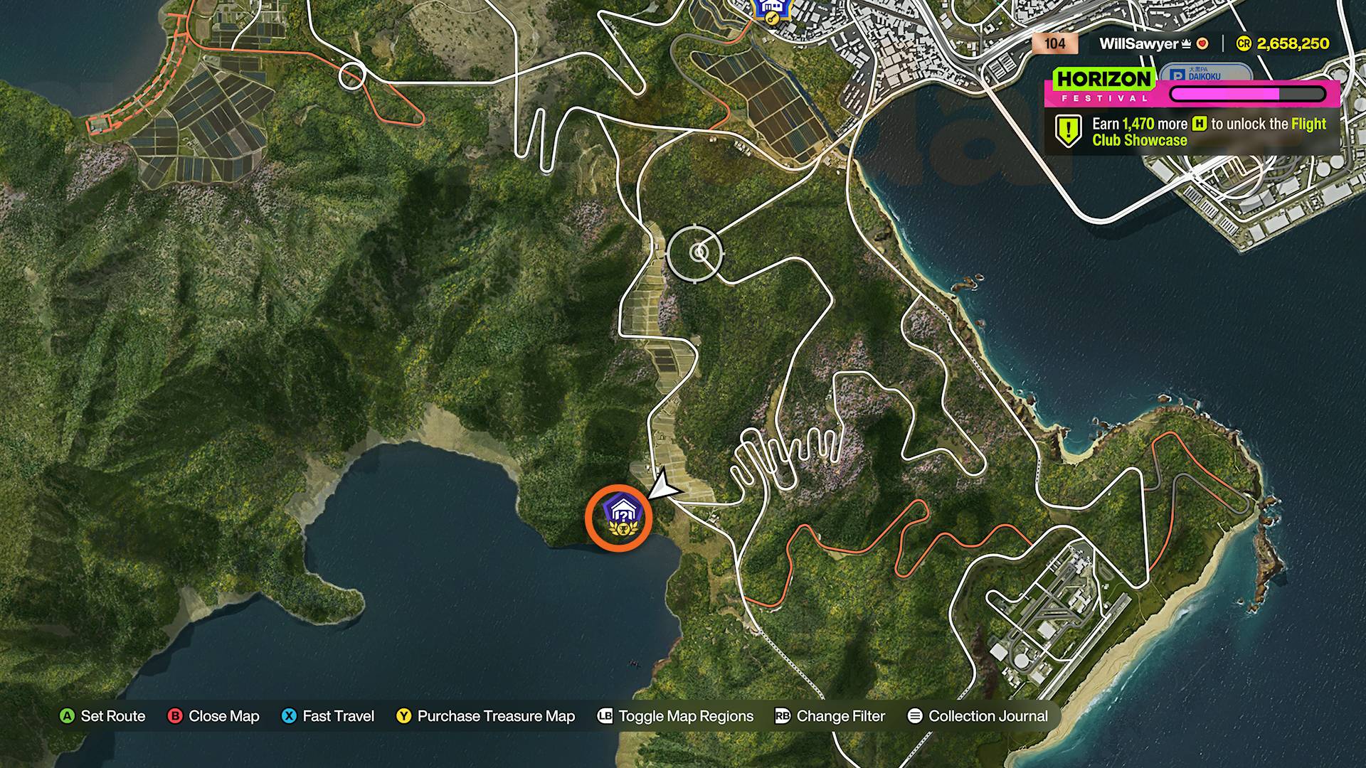Forza Horizon 6 barn finds map for Nissan Skyline 2000GT-R