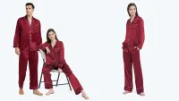 Mommesilk His & Hers Silk Pyjama Set