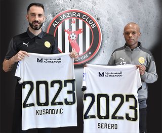 Al Jazira FC duo Milos Kosanovic and Thulani Serero