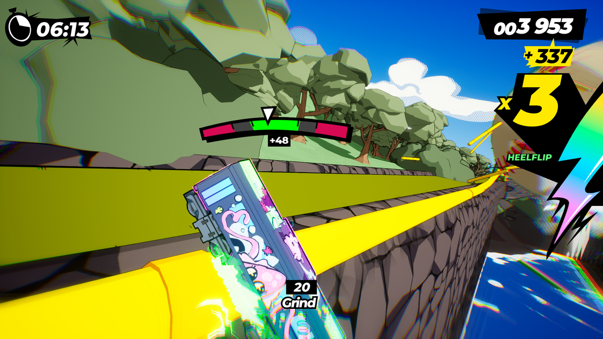 Denshattack, train arcade action game