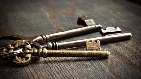 A set of old keys