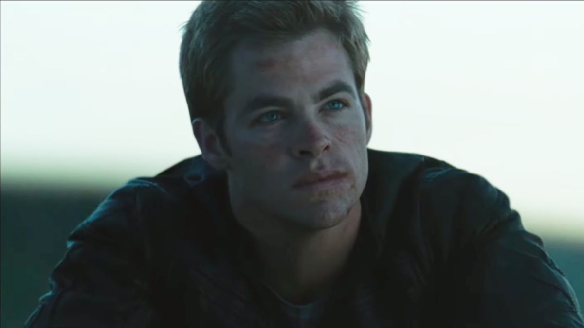 Chris Pine as Captain Kirk in Star Trek