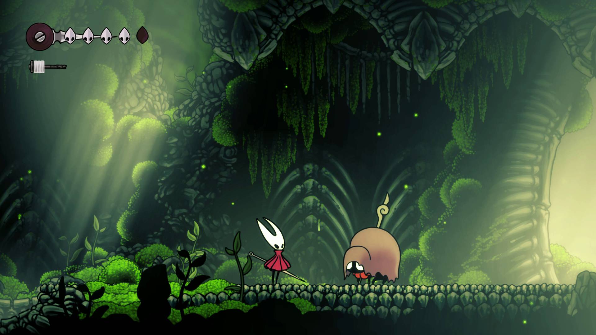 Hollow Knight Silksong walkthrough chapel maid outside moss grotto