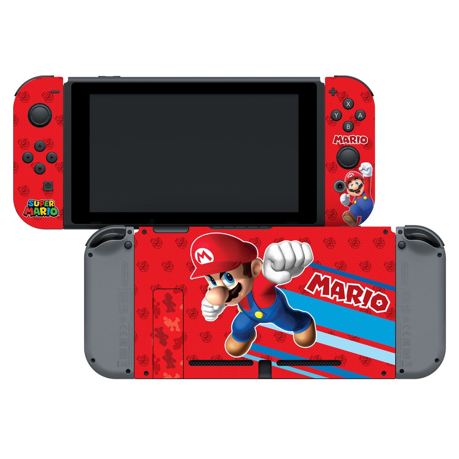 Mario skins. Нинтендо свитч Марио. Nintendo Switch Skin. Webbed Nintendo Switch. Скин Марио.